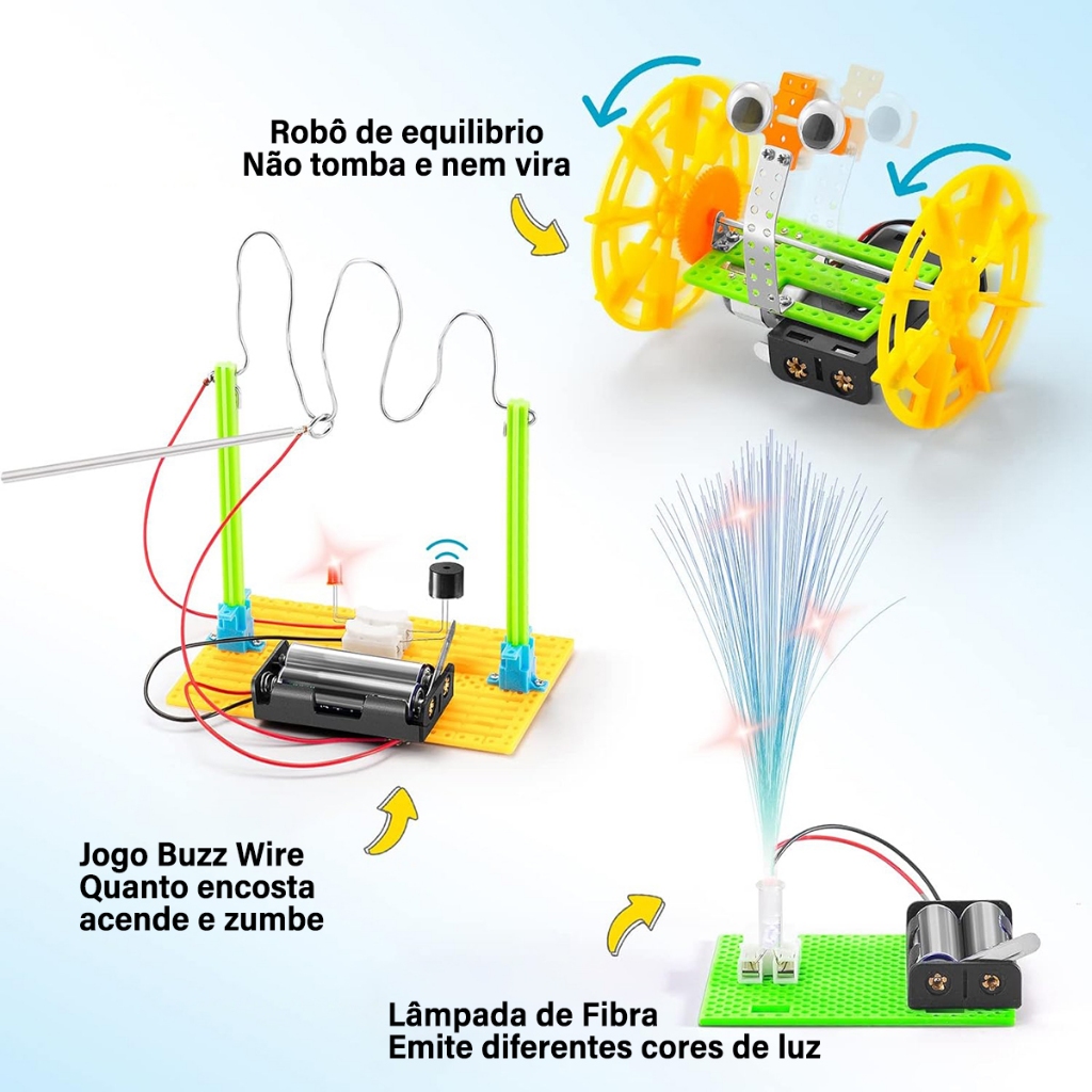 Kits de ciência de robótica STEM 6 em 1 | Shopee Brasil