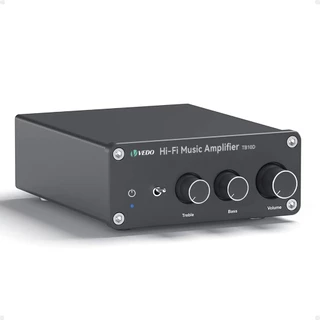 VEDO TB10D Hi-Fi Classe D Amplificador de Áudio 100Wx2 Integrado 2.0CH Estéreo de 2 Canais Receptor de Mini Amplificador em Oferta na Shopee