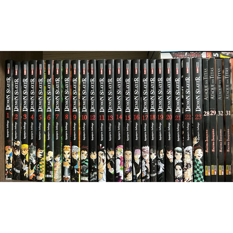 coleção completa demon slayer em otimo estado