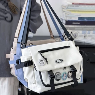 MODIVA Bolsa Carteiro Impermeável Unissex – Grande Capacidade em Nylon para Uso Diário e Estudantes