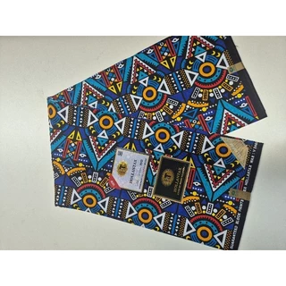 Tecido Africano 100% Algodão – 5,5m x 1,2m Ankara Peça completa