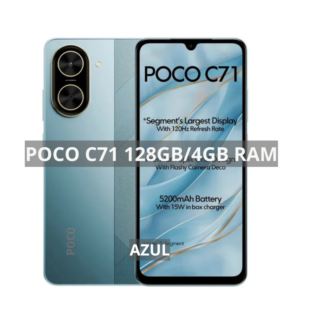 スマートフォン本体 xaiomi poco c71 3GB 64GB Xiaomi Poco C71 64GB 3GB RAM Azul - Sacks Center