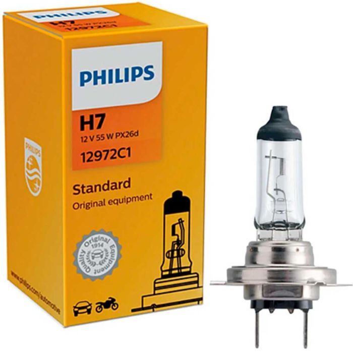 Lâmpadas De Farol H7 55watts 12volts Original Philips