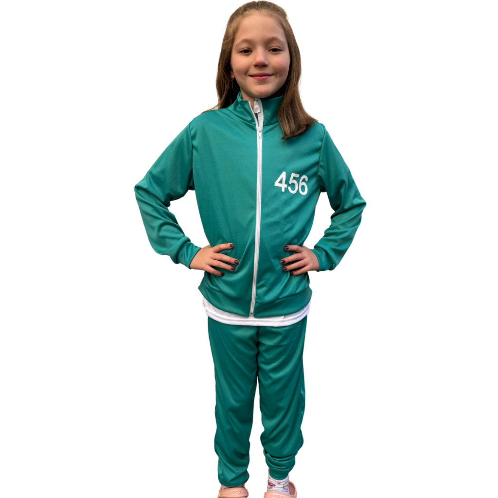 Fantasia Uniforme Dos Jogadores Round 6 Infantil Carnaval | Shopee Brasil