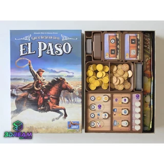 Insert 3D para Jogo GWT El Paso Compatível para Cartas com Sleeve