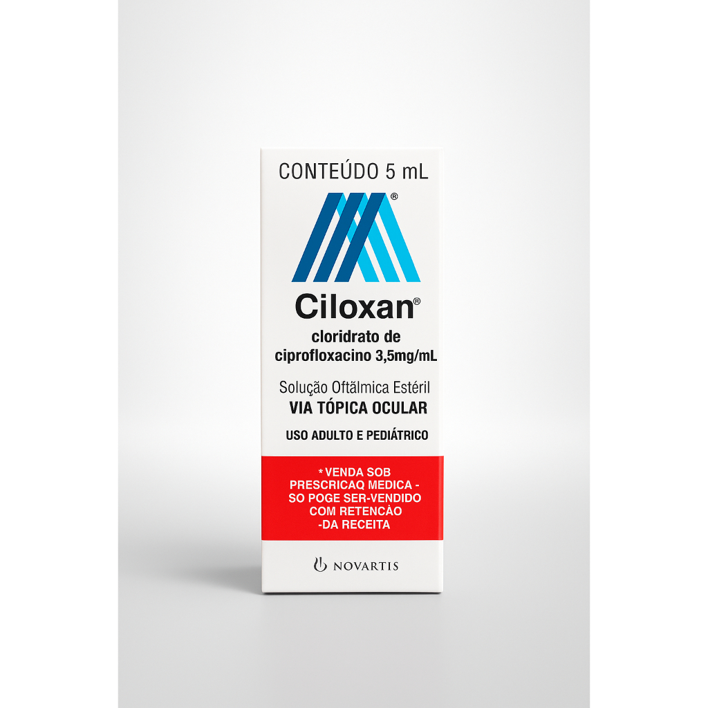 Solução Oftálmica Ciloxan 5ml Novartis | Shopee Brasil