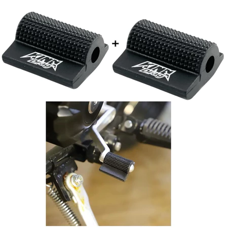 Protetor Pedal Passador Marcha Moto Protege Tenis Universal