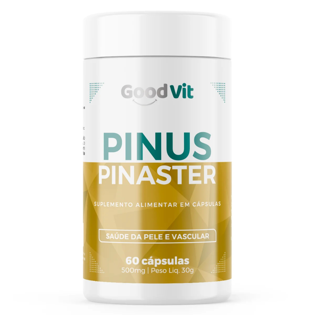 PINUS PINASTER 500MG 60CAPS GOOD VIT | Shopee Brasil