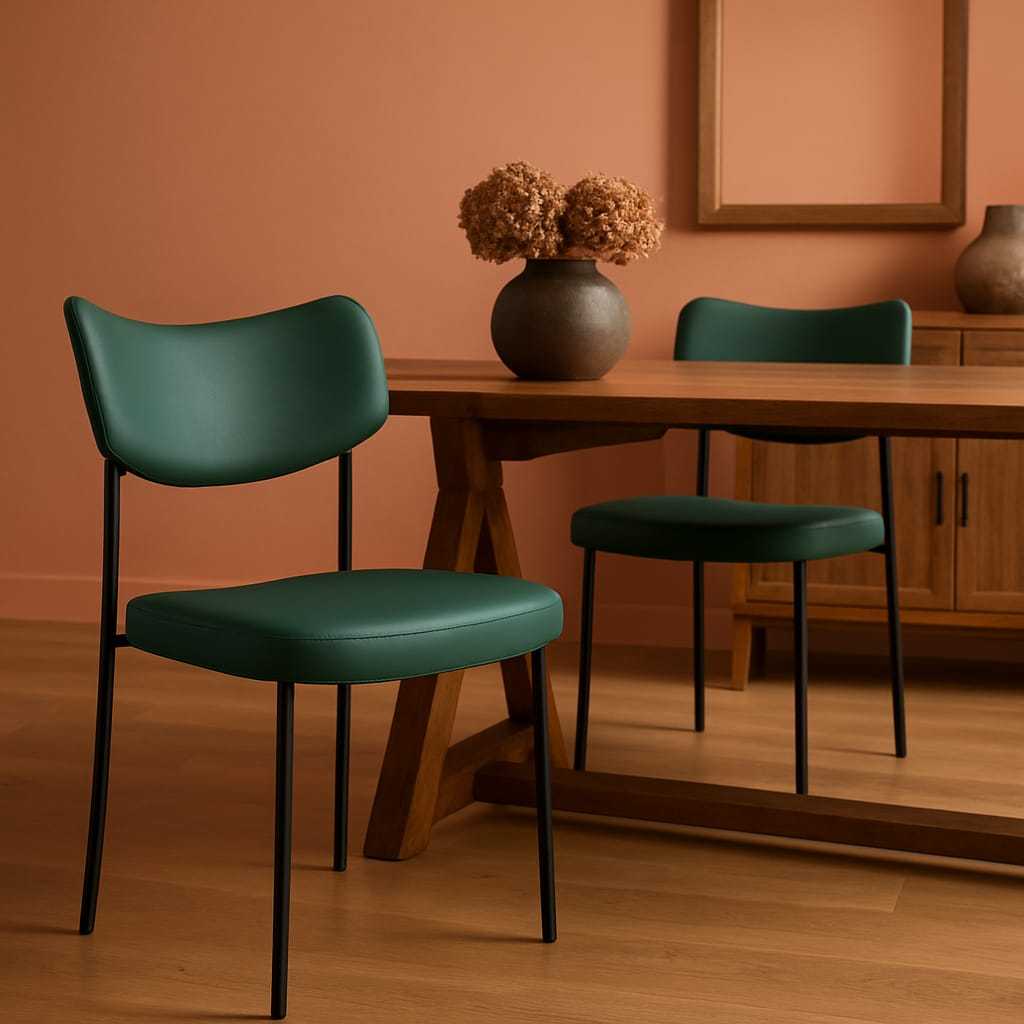Cadeira Para Sala De Jantar Verona Couríssimo Verde