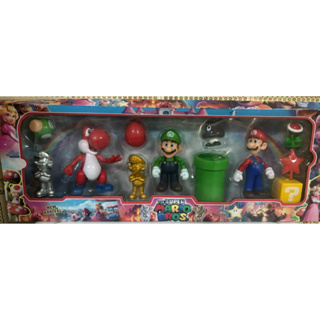 Super Mario Bros Kit Bonecos de Ação.com caixa grande em Oferta na Shopee