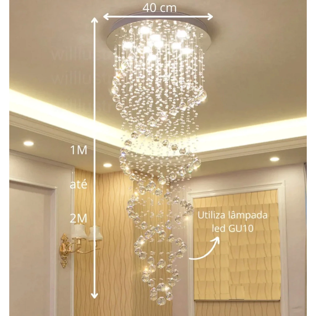 para sala de jantar cristal