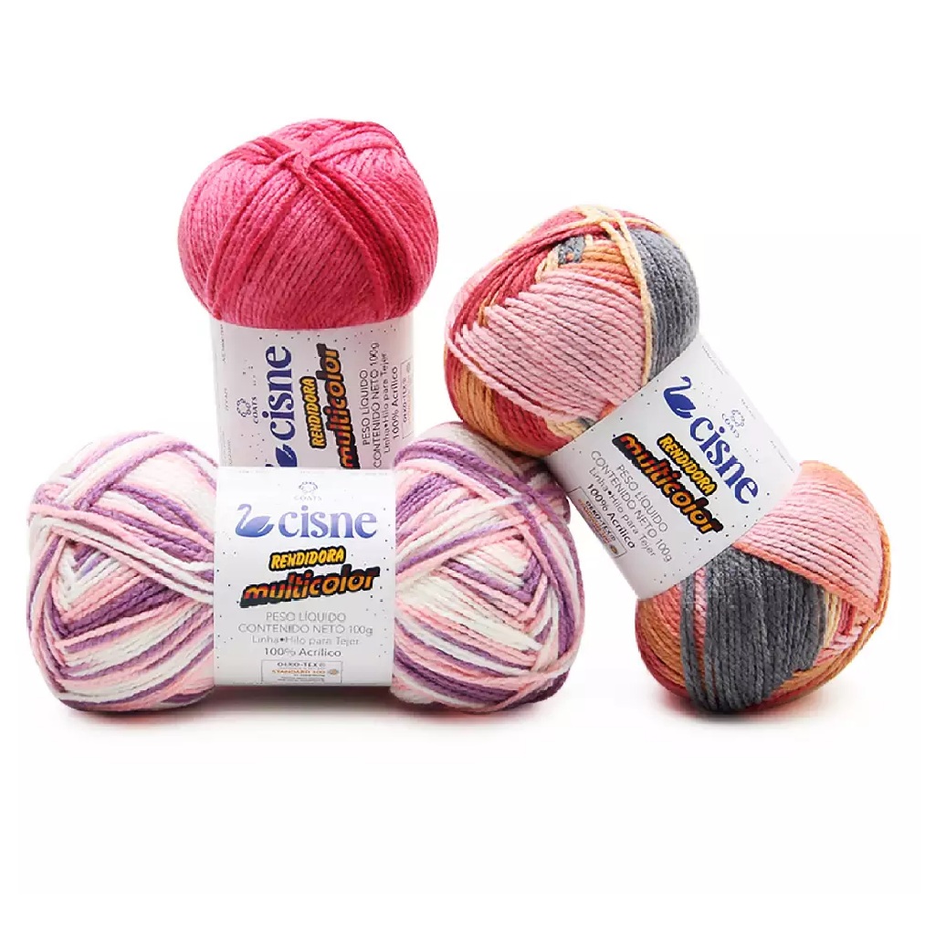 Fio de Lã Rendidora Multicolor Cisne 100g - Tex 425 - COATS