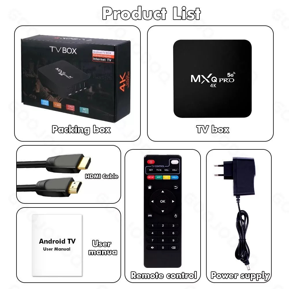 TV BOX SMARTPRO 4K HD STREAMING PLAYER TRANSFORMA SUA TV EM SMART TV ...