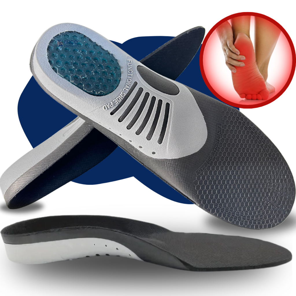 Palmilha Ortopédica com Gel Anti Impacto–Fascite Plantar, Esporão ...