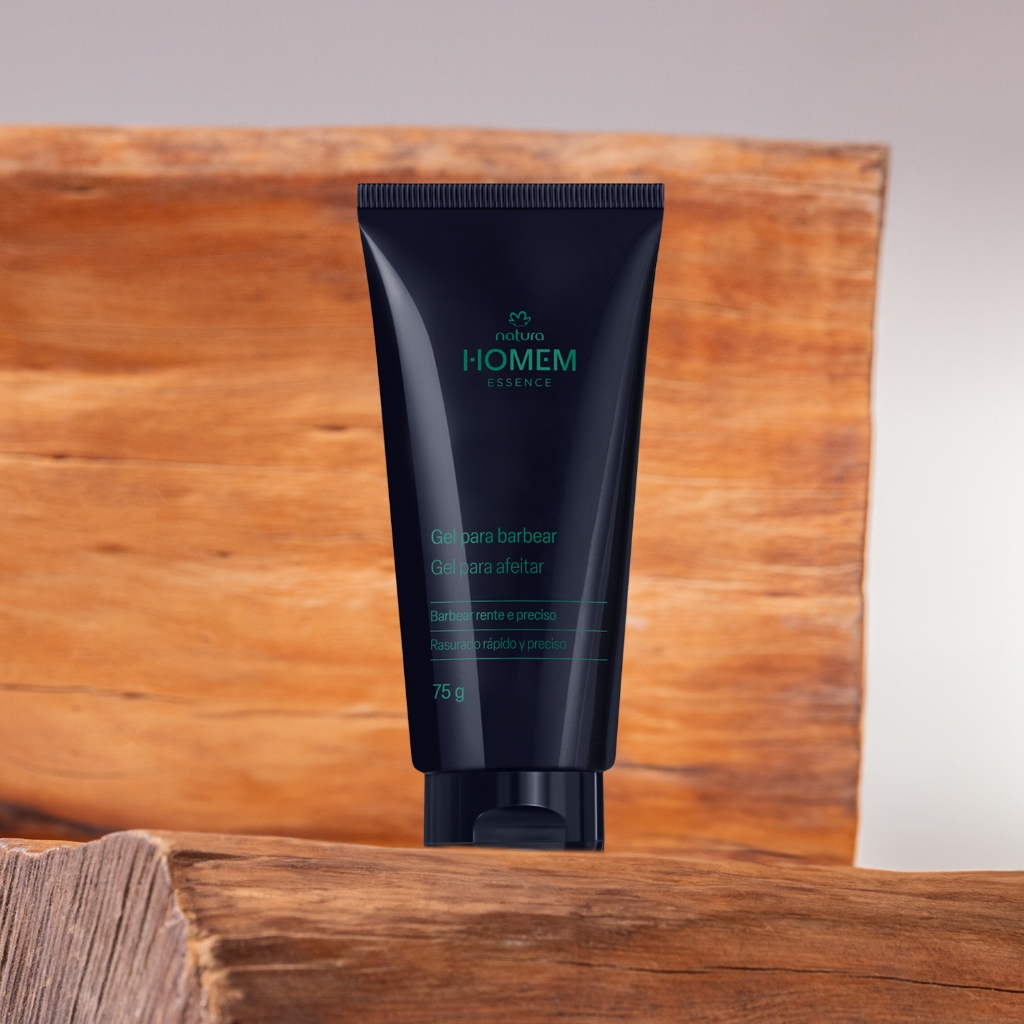Gel para Barbear Natura Homem Essence | Shopee Brasil