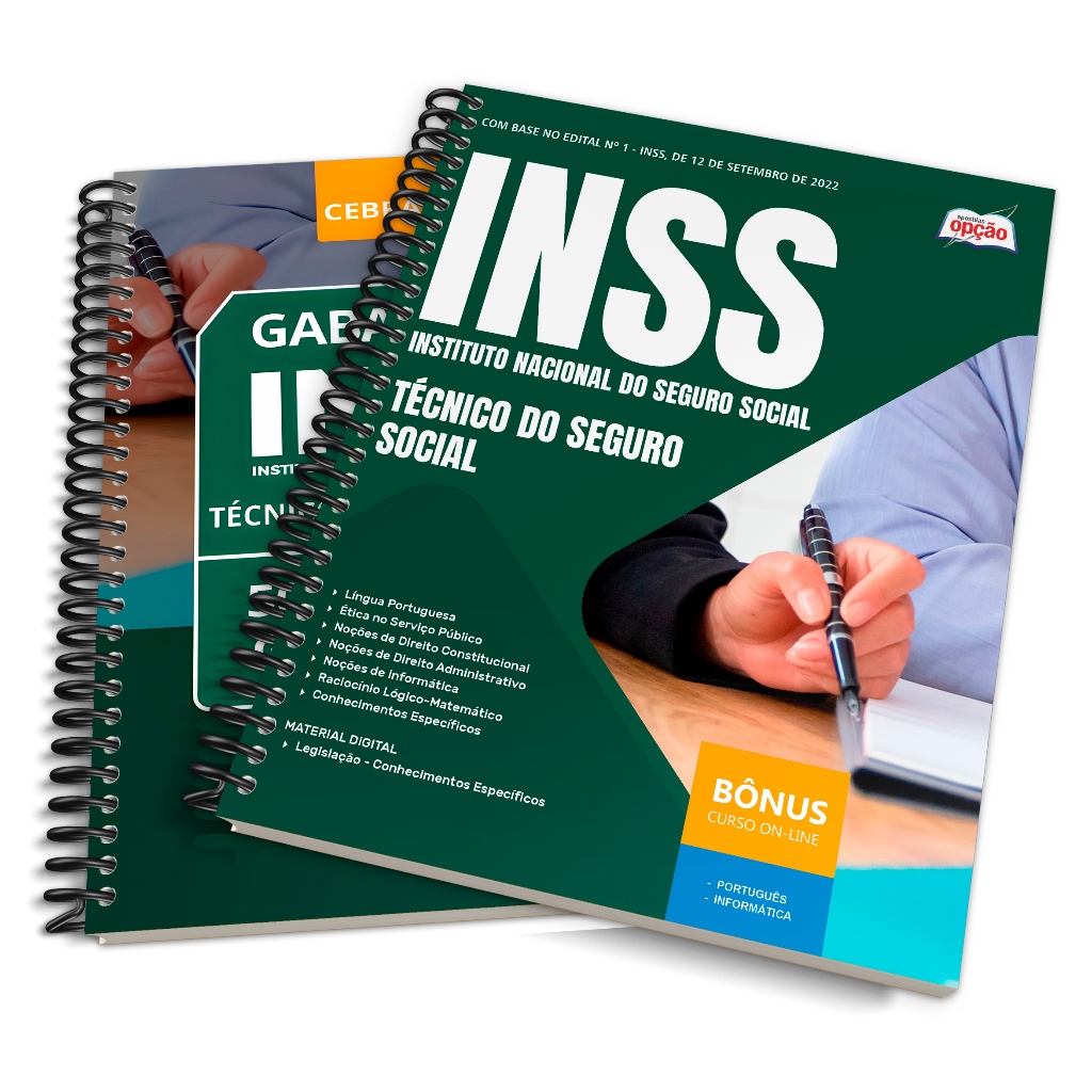 Apostila INSS 2025 - Técnico do Seguro Social + 500 Questões ...