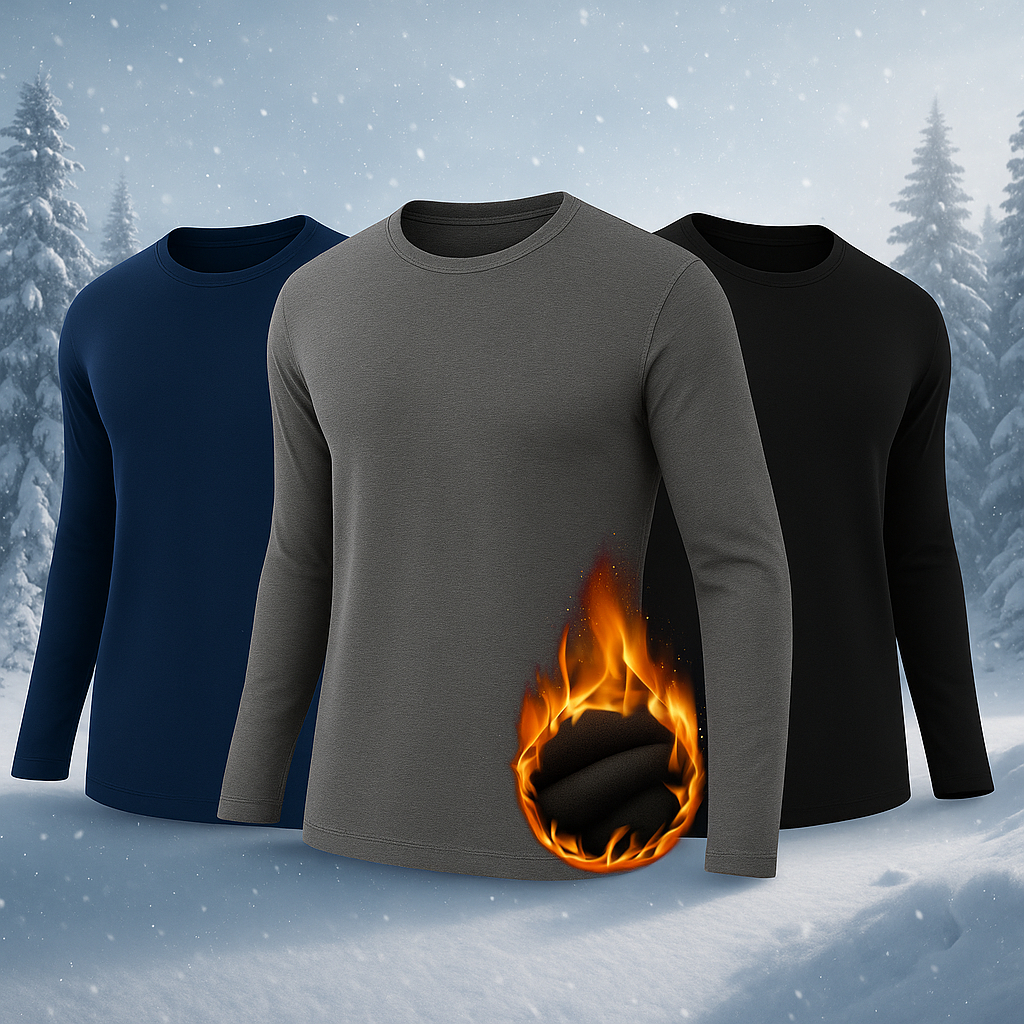 Camisa Térmica Flanelada Masculina e Feminina Segunda Pele Frio Intenso ...
