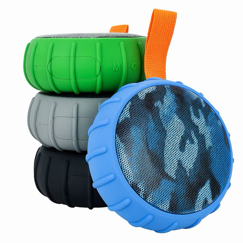 Caixa Caixinha De Som Bluetooth Portátil  A Prova D'água /Anti-Queda Emborrachada KA-8506