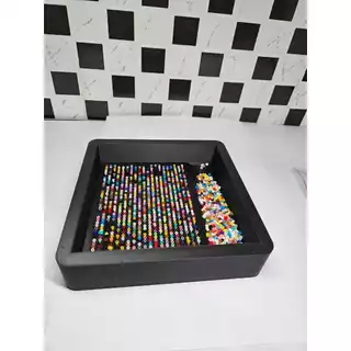 Organizador de Perler/Hama/Fuse Beads - Bandeja de Contas - Ferramenta de Pixel Art/Alinhador e Orientador com 820 Furos