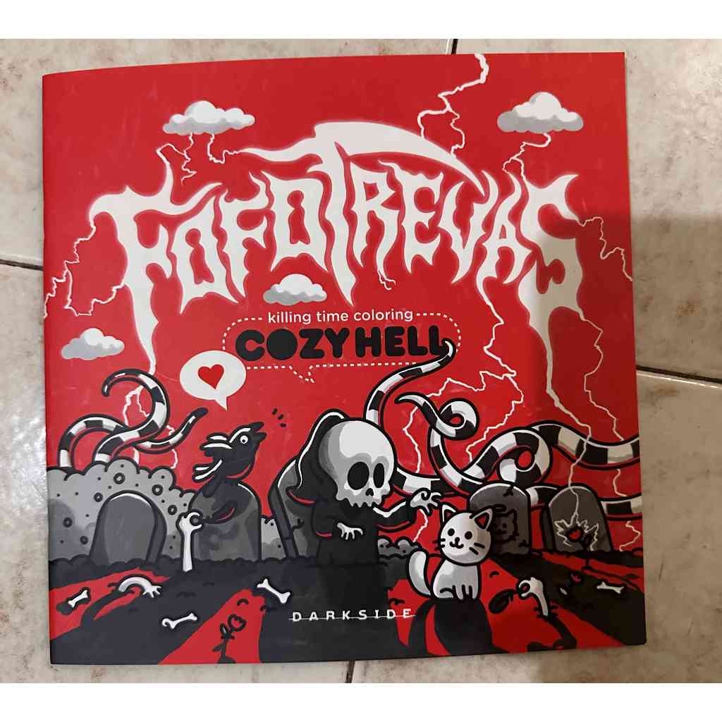 Livro de Colorir Fofotrevas Darkside Bienal RJ 2025