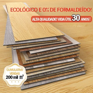 Kit 36 PC Adesivo de Piso Madeira Moderno Antiderrapante Lavável 91,4x15,2cm vinílico 1.5mm cobertura 5㎡