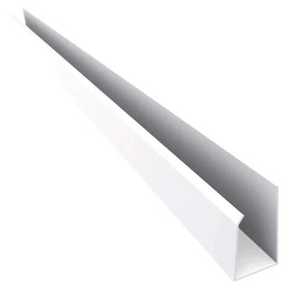 Kit/5 Acabamento Perfil Rodaforro U De Pvc 8mmx120cm