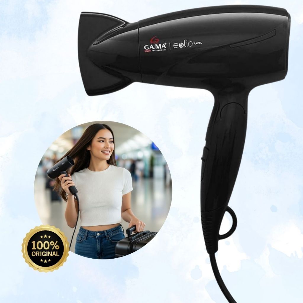 Secador de Cabelo de Viagem Leve Compacto Dobrável Bivolt Potente ...