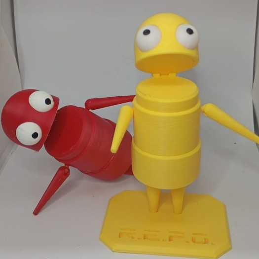 Heppo articulado 3D | Shopee Brasil
