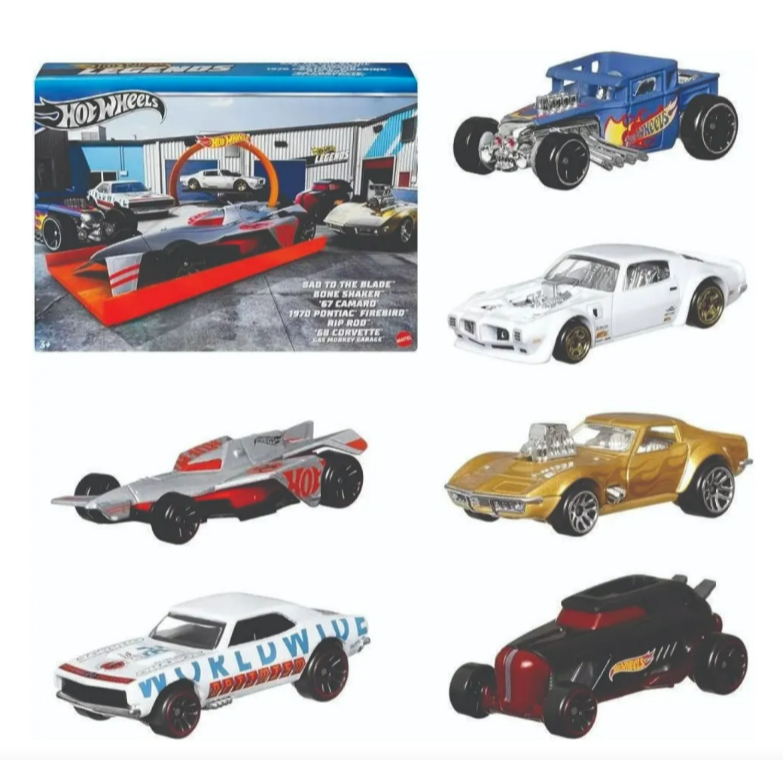 Hot Wheels Legends - Conjunto Carros Temáticos - Mattel | Shopee