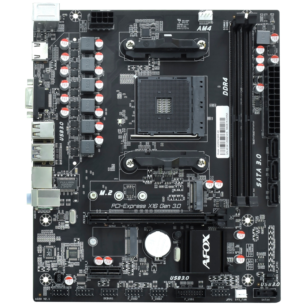 Placa Mãe AFOX MA5-V2 Socket AM4 / DDR4 - NOVA | Shopee Brasil