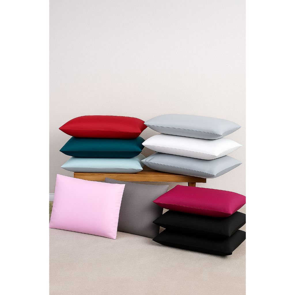 Kit Fronhas Pares Lisa Para Capa Travesseiro 100% Microfibra 50x70cm
