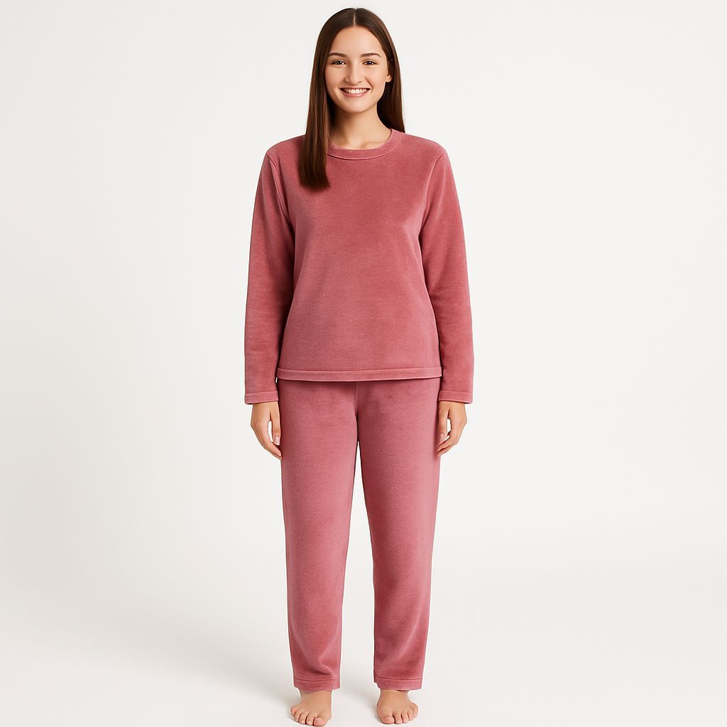 Pijama Longo de Inverno Frio Intenso Masculino e Feminino (Unissex)  Mantinha Fleece