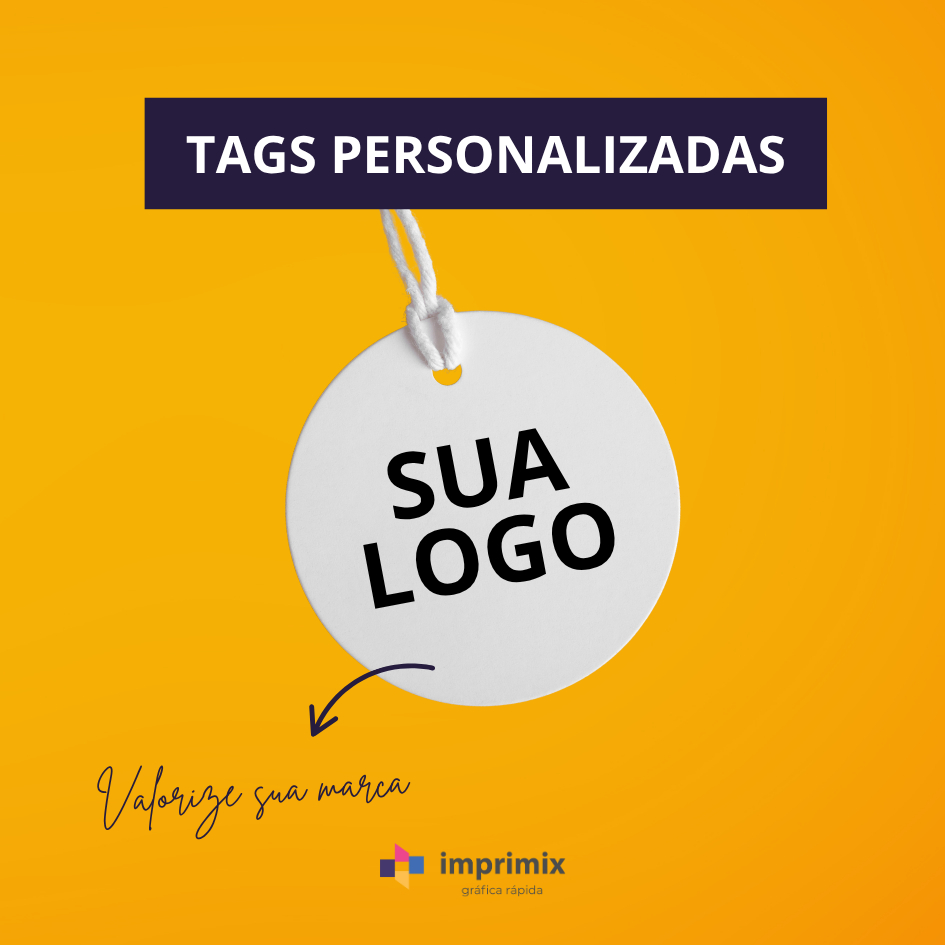 Tag Redonda Personalizada com Seu Logo – Papel 250g | 5x5cm | Shopee Brasil