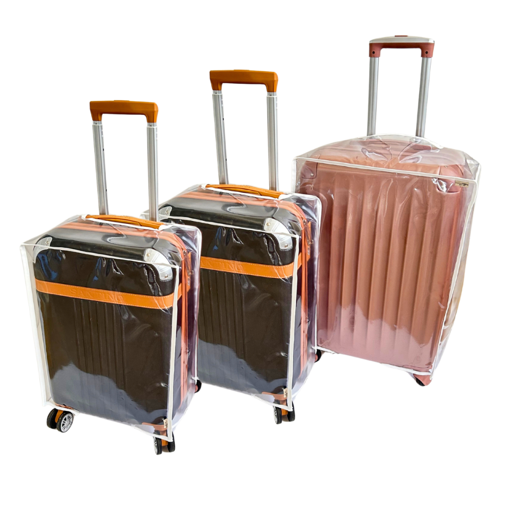 Kit 3 Capas Protetora de Mala de Viagem 2P e 1M - Transparente com ...