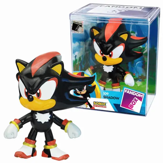 Fandom Box Boneco Shadow Sonic The Hedgehog Em Vinil 10cm - Líder ...