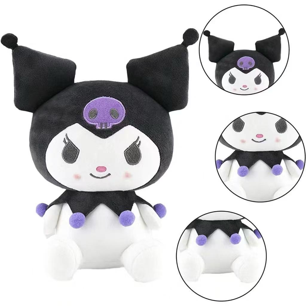 Kuromi Sanrio Boneca de pelúcia fofa 25cm Kuromi Sanrio | Shopee