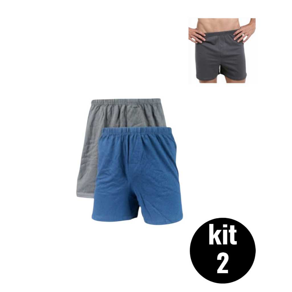 Kit 2 Pijama samba cancao masculino de algodao cores sortidas em Oferta na Shopee