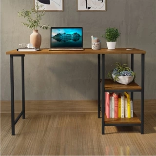Escrivaninha Mesa Office Estudo Estilo Industrial 110cm KLM Móveis em Oferta na Shopee