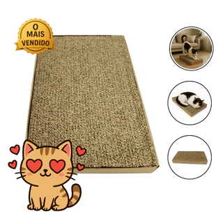 Kit 2 Arranhadores De Gato de Papelão Antiestresse Ecológico