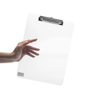 Kit 1/3/5 Peças/Prancheta A4 Mdf Branca Ofício Com Prendedor Metálico Eficiente Stalo em Oferta na Shopee