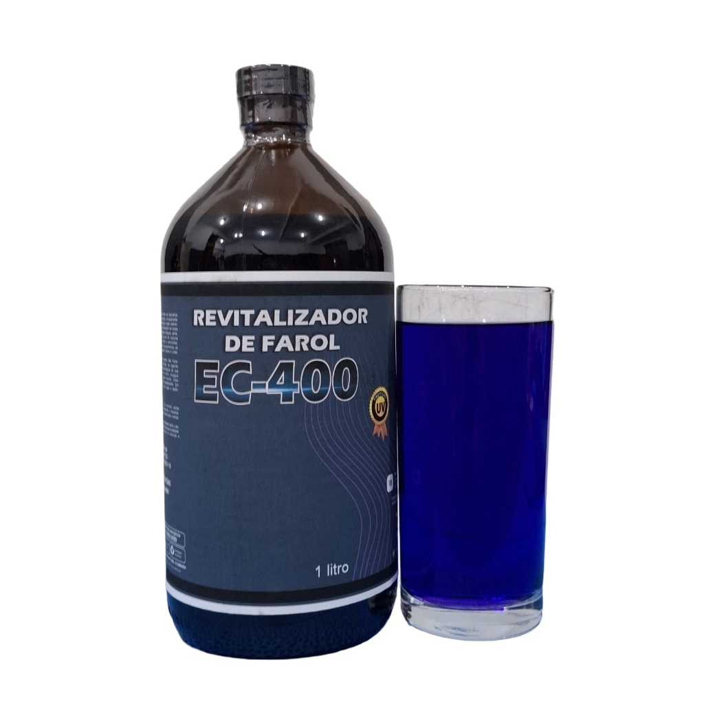 polimero liquido azul para farois a vapor cobre a lixa 600