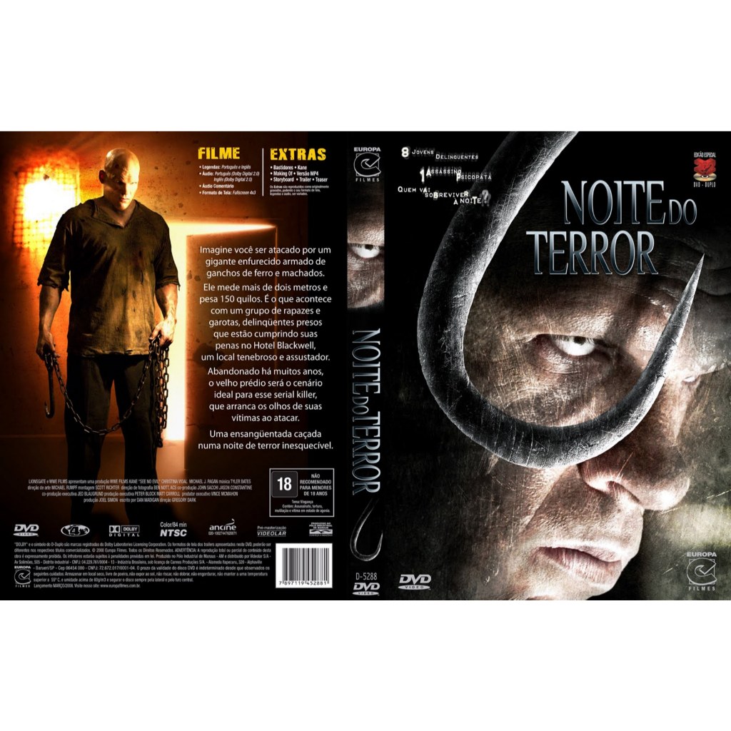 A NOITE DO TERROR (2006) | Shopee Brasil