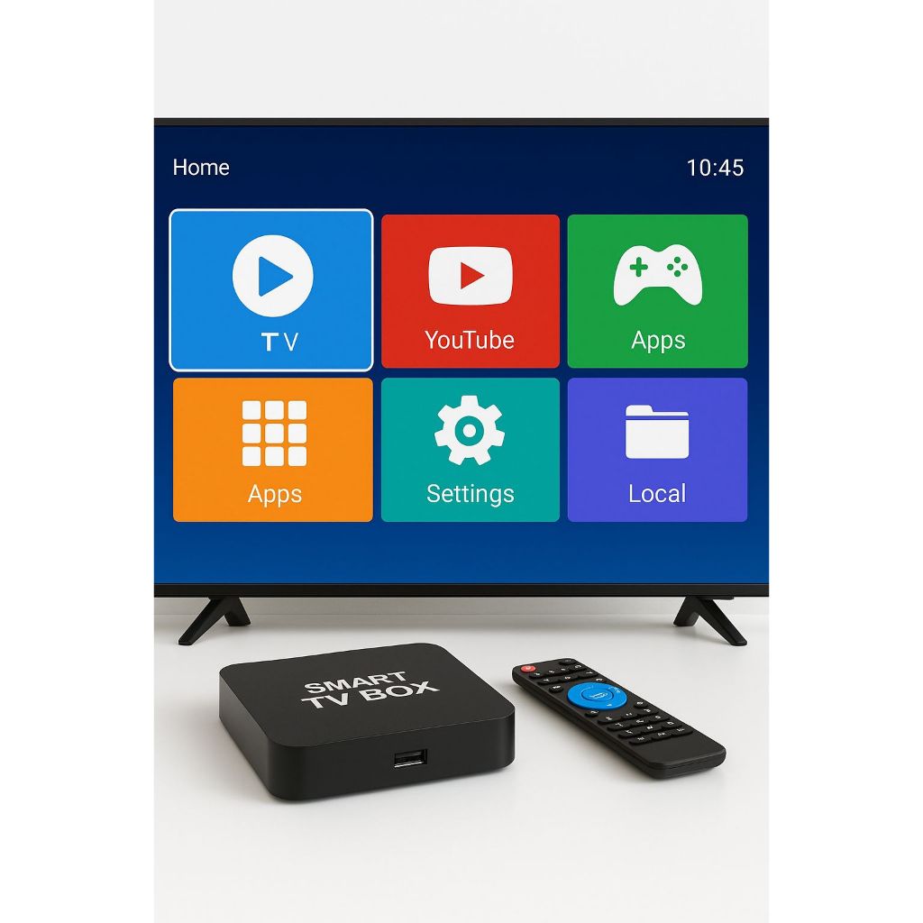 Smart TV Box Android 4K | Wi-Fi | HDMI | Acesso a Aplicativos e