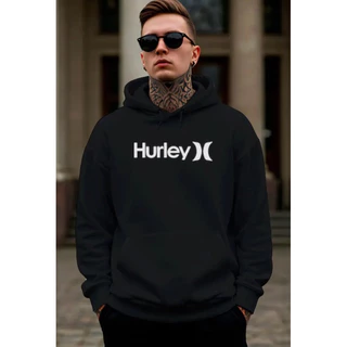 Moletom Com Capuz Hurley - Infantil Masculino, Zíper, Aconchegante
