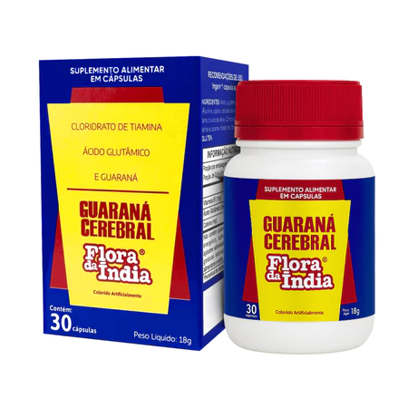 Guaraná Cerebral 30 Cápsulas Foco Atenção Concentração Envio Imediato