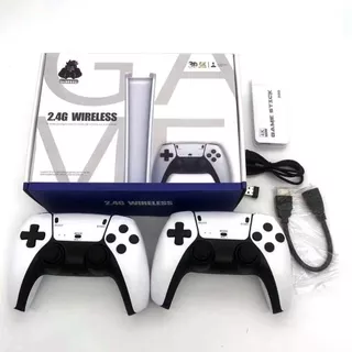 GameStick Retrô M15 PRO 4K Lançamento 64GB 20 mil Jogos Retrô Clássicos 2 Controles Sem Fio alex