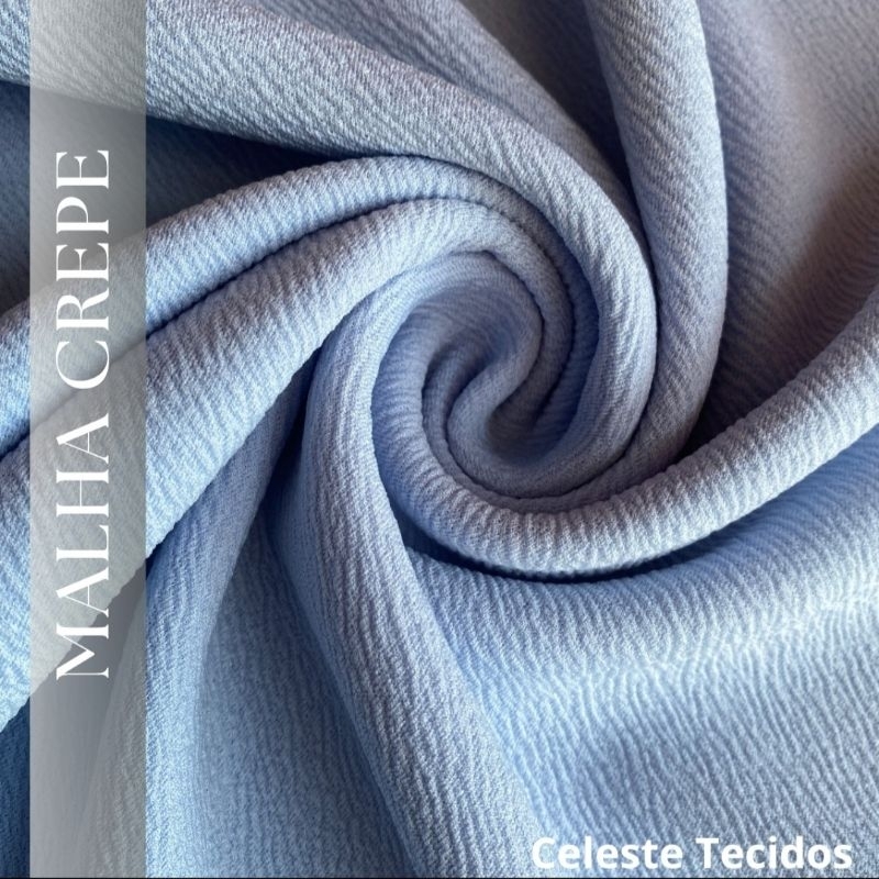 Tecido Malha Crepe com Elastano (1M×1,50M) | Shopee Brasil