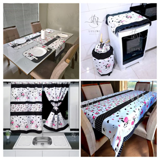 Enxoval Cozinha Peças Estampado Decoração Casa Vaquinha Monte Seu Kit Eletros