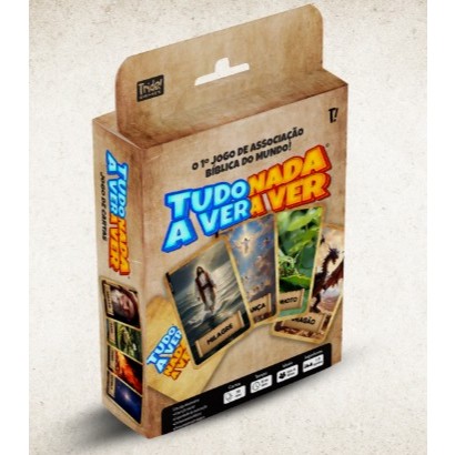 Jogo de Cartas Bíblico Tudo a Ver Nada a Ver | Shopee Brasil