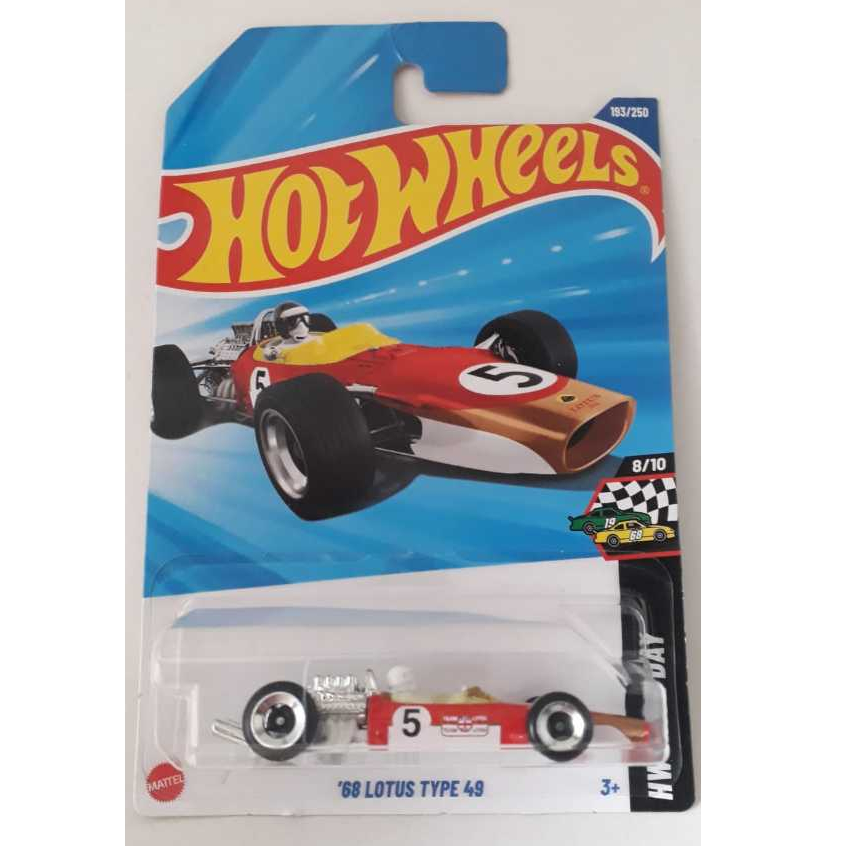 68 Lotus Type 49 - Número 5 - 2025 -Vermelho - 1/64 - Hot Wheels